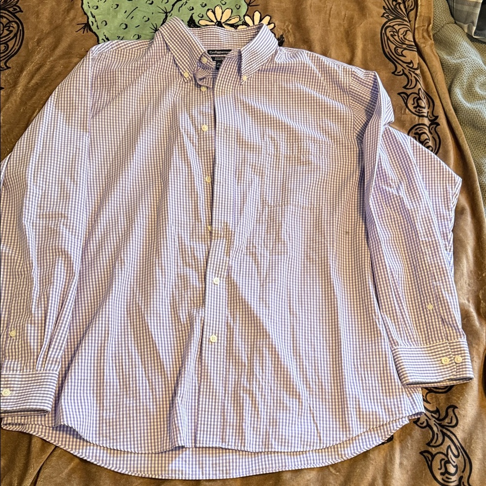 Men's Purple Checkered Shirt